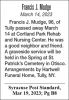 Francis J. Mudge